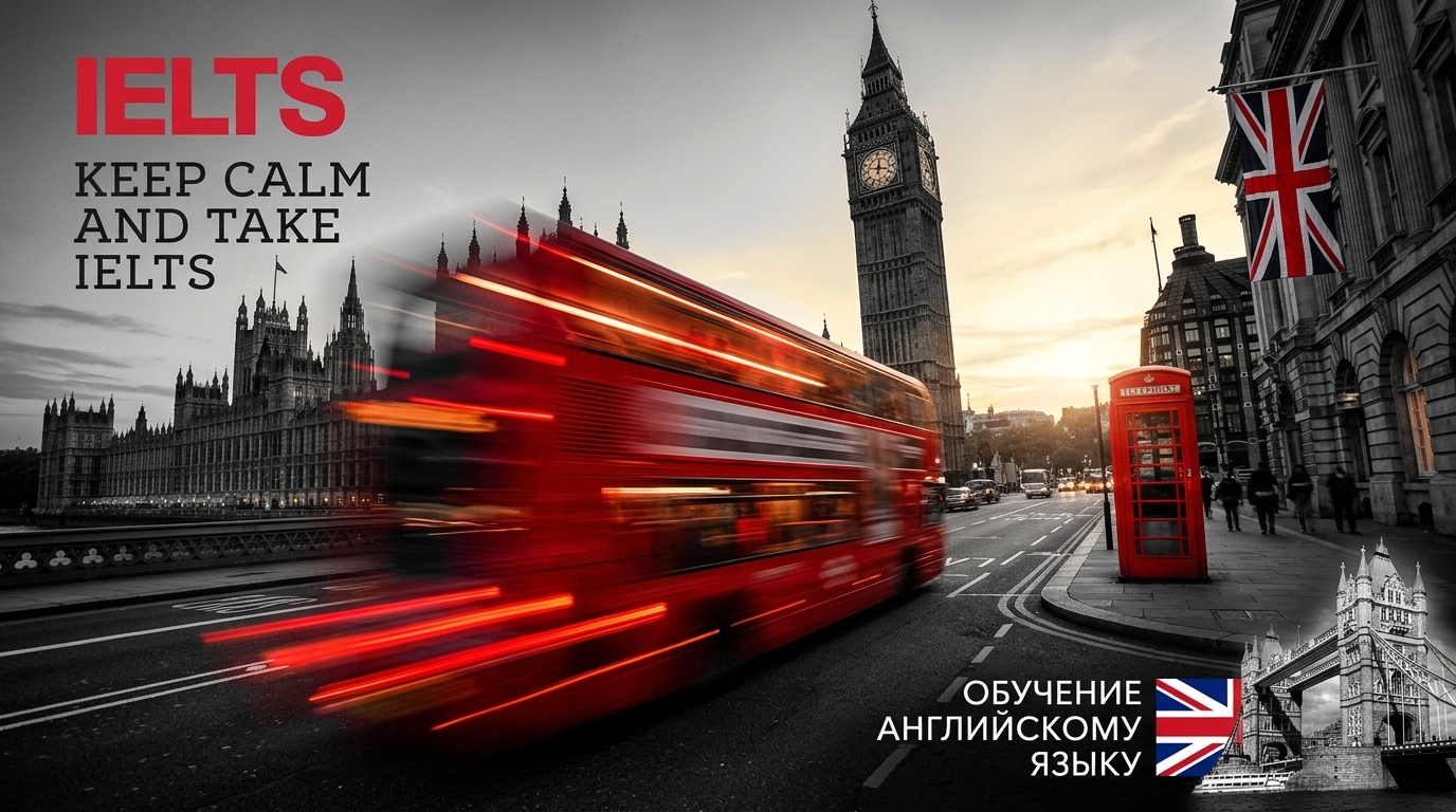 London Double-Decker Red Bus with Motion Blur Streaking Past Big Ben and Red Phone Box